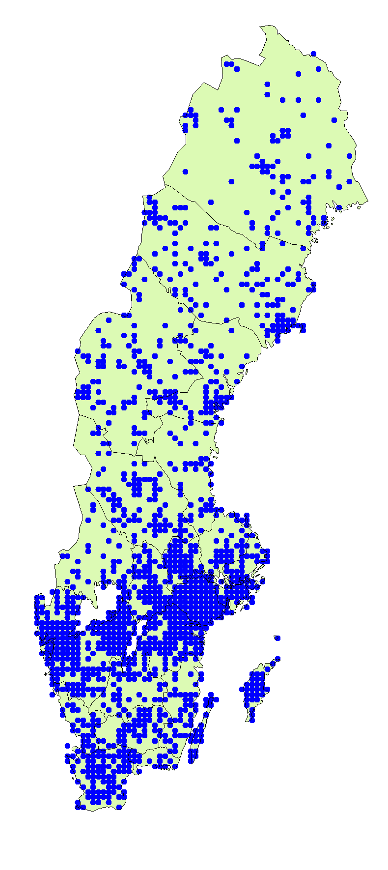 Utbredningskarta för björksopp
